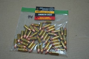 44 9mm Luger 115 Gr FMJ Ammo