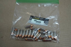 20 Sig Sauer 9mm 124 Gr V-Crown JHP Ammo