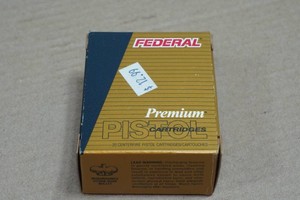 20 Federal Premium .40 S&W 165 Gr Hydra-Shok JHP Ammo