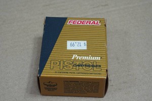 20 Federal Premium .40 S&W 165 Gr Hydra-Shok JHP Ammo