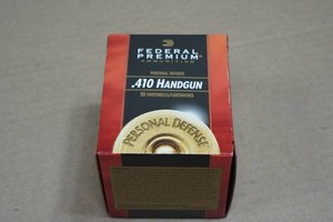 20 Federal Premium .410 Bore Handgun 2-12 000 Buck Personal Defense Shotshells