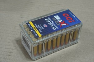 50 CCI Maxi Mag .22 WMR 40 Gr JHP Varmint Ammo