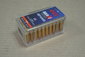 50 CCI Maxi Mag .22 WMR 40 Gr TMJ Target Ammo