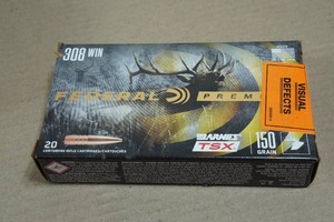 20 Federal Premium .308 Win 150 Gr Barnes TSX Ammo