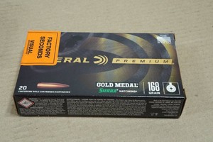 20 Federal Premium .308 Win 168 Gr Gold Medal Sierra Matchking Ammo