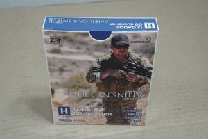 10 ZSR Hunt American Sniper 12 Gauge 2-34 00 Buck Shotshells