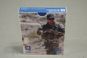 10 ZSR Hunt American Sniper 12 Gauge 2-34 00 Buck Shotshells