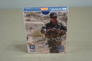 10 ZSR Hunt American Sniper 12 Gauge 2-34 00 Buck Shotshells
