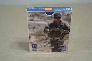 10 ZSR Hunt American Sniper 12 Gauge 2-34 00 Buck Shotshells