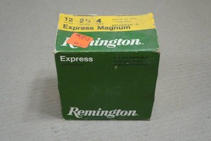 25 Remington Express 12 Gauge 2-34 Mag 4 Shot Shotshells