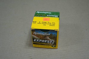 25 Remington Express .410 Bore 3 7.5 Shot Shotshells