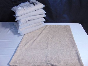 Lot of 7 - Foindtower Set of 2, Decorative Textured Boucle Throw Pillow Covers Accent Solid Pillow Cases  26 x 26 Inch Taupe Khaki Camel