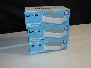 Lot of 3 - Lotwin Ultrasonic Cleaner - 640ML 48KHz Powerful Ultrasonic Jewelry Cleaner Machine