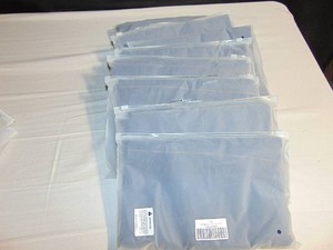 Lot of 8 - Aprons Canvas Style Waist Tie Denim Blue