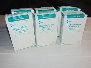 Lot of 6 - Hydrocortisone Cream 1% Anti Itch 144 Packets
