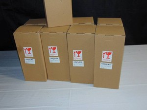 Lot of 9 Matte Black 9x3 Ceramic Vases