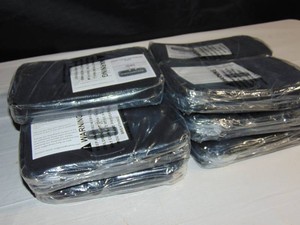 Lot of 10 - ENGPOW Small Fireproof Storage Organizer Case with Lock(9.4�x 5.9�x Black