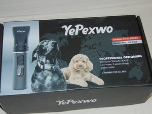 YePexwo Cordless Pet Clippers - JM-9508 - Black and Gray