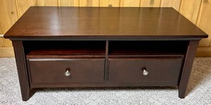 Two Drawer TV Stand 48W x 21D x 20.5H