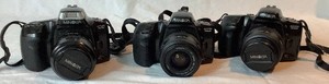 Minolta Camera Lot - Two Maxxum 400si, One Dynax 300si