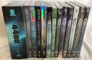Sci-Fi Drama DVD Series Sets The 4400 Complete Series Box Set, Falling Skies (Seasons 1-5), and The 100 (Seasons 1-7) - 13 items total