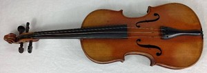 Antique Violin  with Platt Bow - Antonius Stradiuarius Cremonensis Faciebat Anno 17 - Made in Germany