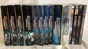 Battlestar Galactica DVD Series - Includes Seasons 1, 2, 2.5,3,4, and 4.5, Complete Epic Series Box Set, The Plan, Widescreen Movie, Blood & Chrome, and Razor - 13 Items Total