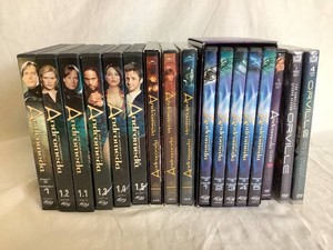 Andromeda (Seasons 1-5) and The Orville (Season1-2) DVD Box Sets - 13 items total