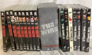 Crime Drama DVD Collections - The Fugitive (Seasons 1-4 & Final Season), The Shield (Seasons 1-7), and The Wire (Seasons1-5)