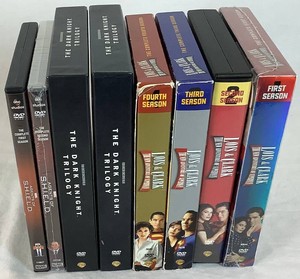 Super Hero DVD Collection - Includes Lois & Clark (seasons 1-4), Marvel Agents of the Shield (seasons 1-2), The Dark Knight Trilogy - 8 items total