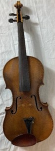 German Ruggeri Replica Violin - Body Intact, Needs Repair