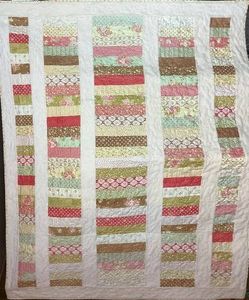 Handmade Machine Quilted 62 x 50 Quilt