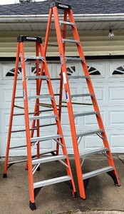 Dual Package Werner 10 and 8 Step Ladder Bundle