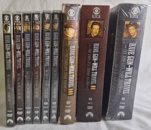 Have Gun Will Travel DVD Box Sets Collection - Seasons 1-6 - 9 Items total