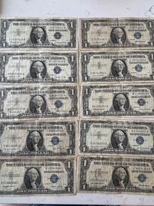 Blue Seal $1 Silver Certificates