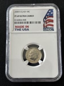 2000-S Roosevelt Dime Proof NGC PF69 Ultra Cameo