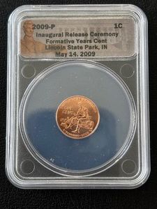 2009-P Lincoln Cent Formative Years ANACS