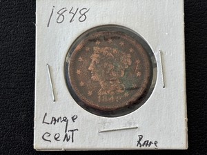1848 Braided Hair Cent