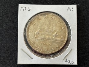 1966 Canada Silver Dollar