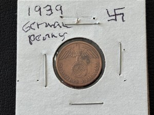 1939 Third Reich 1 Reichspfennig