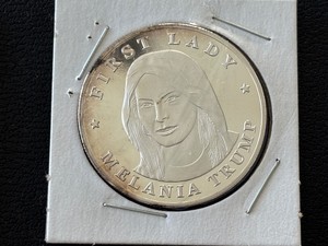2017 Melania Trump Coin Silver Plated