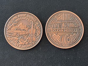 Clean MoneyDirty Money .999 Fine Copper Rounds