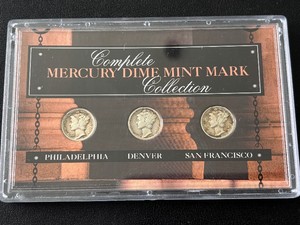 Mercury Dime Mint Mark Set