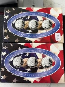 2001 and 2002 State Quarter Mint Set