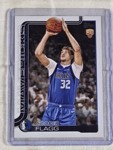 Cooper Flagg Rookie 2025 Topps #201 - Dallas Mavericks Basketball Card