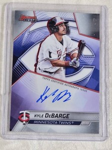 Kyle DeBarge 2025 Bowmans Best On Card Auto #B25-KD - Minnesota Twins Baseball Card