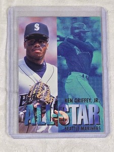 Ken Griffey Jr. 1995 Fleer All-Star Insert #7 of 20 - Seattle Mariners Baseball Card