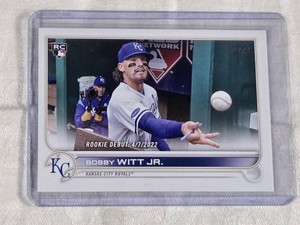 Bobby Witt Jr. Rookie 2022 Topps Update Series #US187 - Kansas City Royals Baseball Card