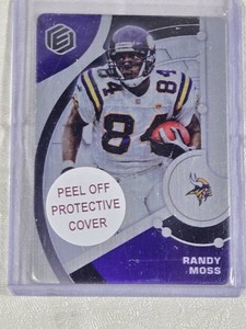 Randy Moss 2022 Panini Elements Steel Card #39 and Numbered 155199 - Minnesota Vikings Football Card
