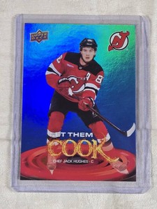 Jack Hughes (USA Gold Medal Goal) 2025-26 Upper Deck Let Them Cook Holo LTC-2 - New Jersey Devils Hockey Card